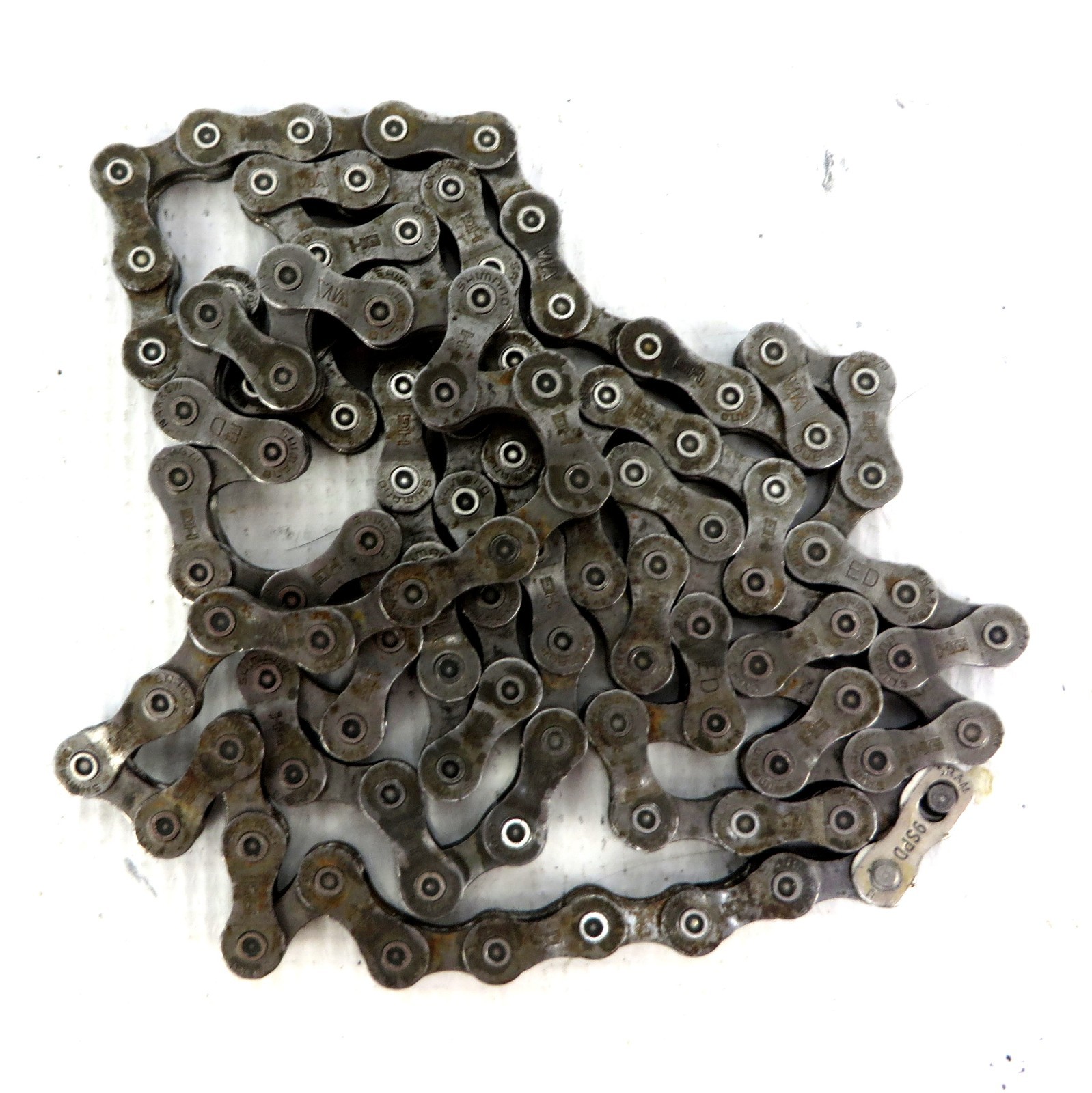 SHIMANO CN-HG73 9 SPEED CHAIN W/Quicklink Bicycle Bike .50 Wear 270g 106 Links