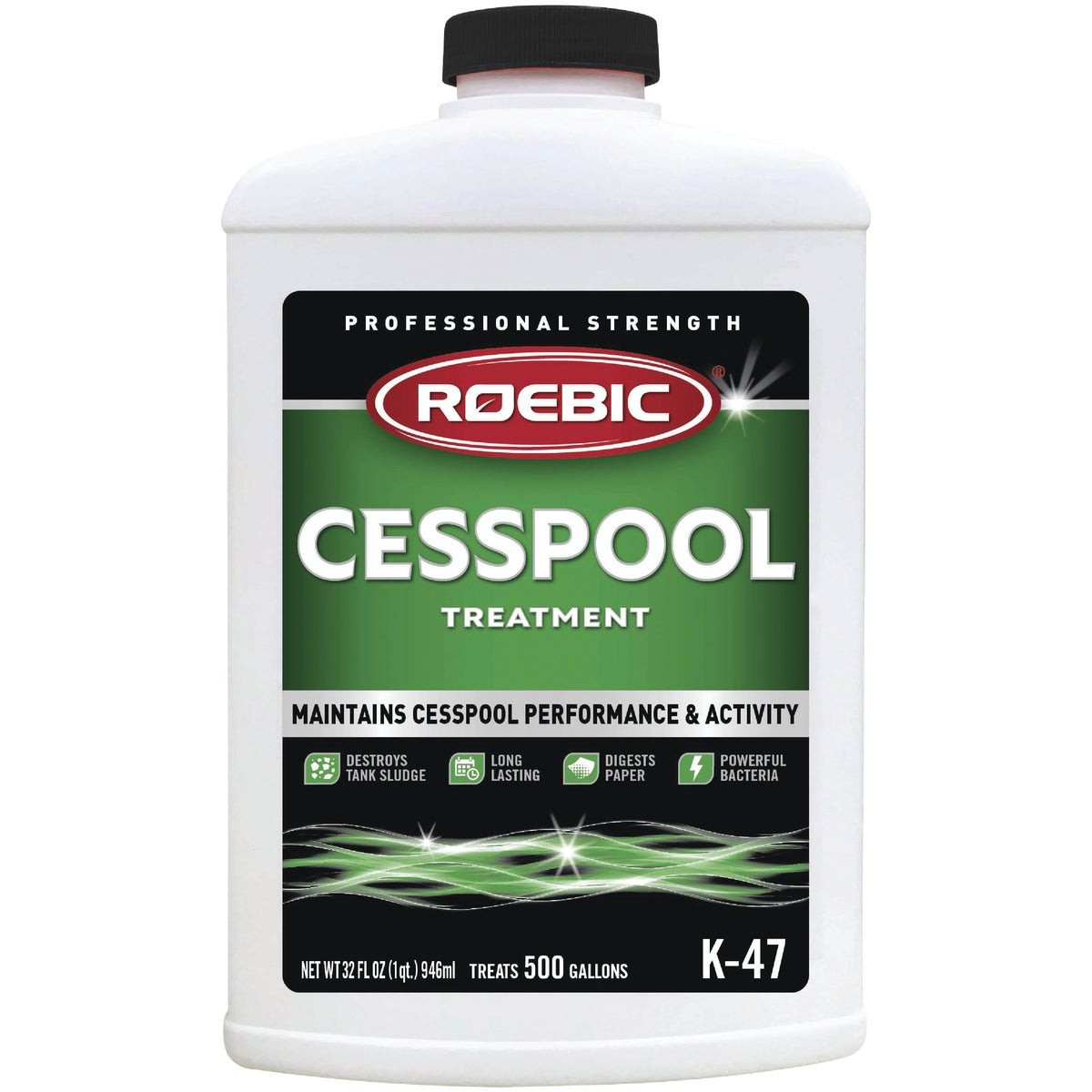 Roebic K-47 1 Qt. Cesspool and Septic Tank Treatment K47-Q-12 Roebic K47-Q-12