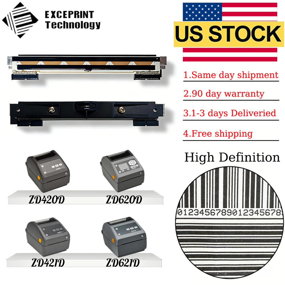 ✅ Printhead for Zebra ZD420D ZD620D ZD421D ZD621D 203dpi Printer USA STOCK ✅