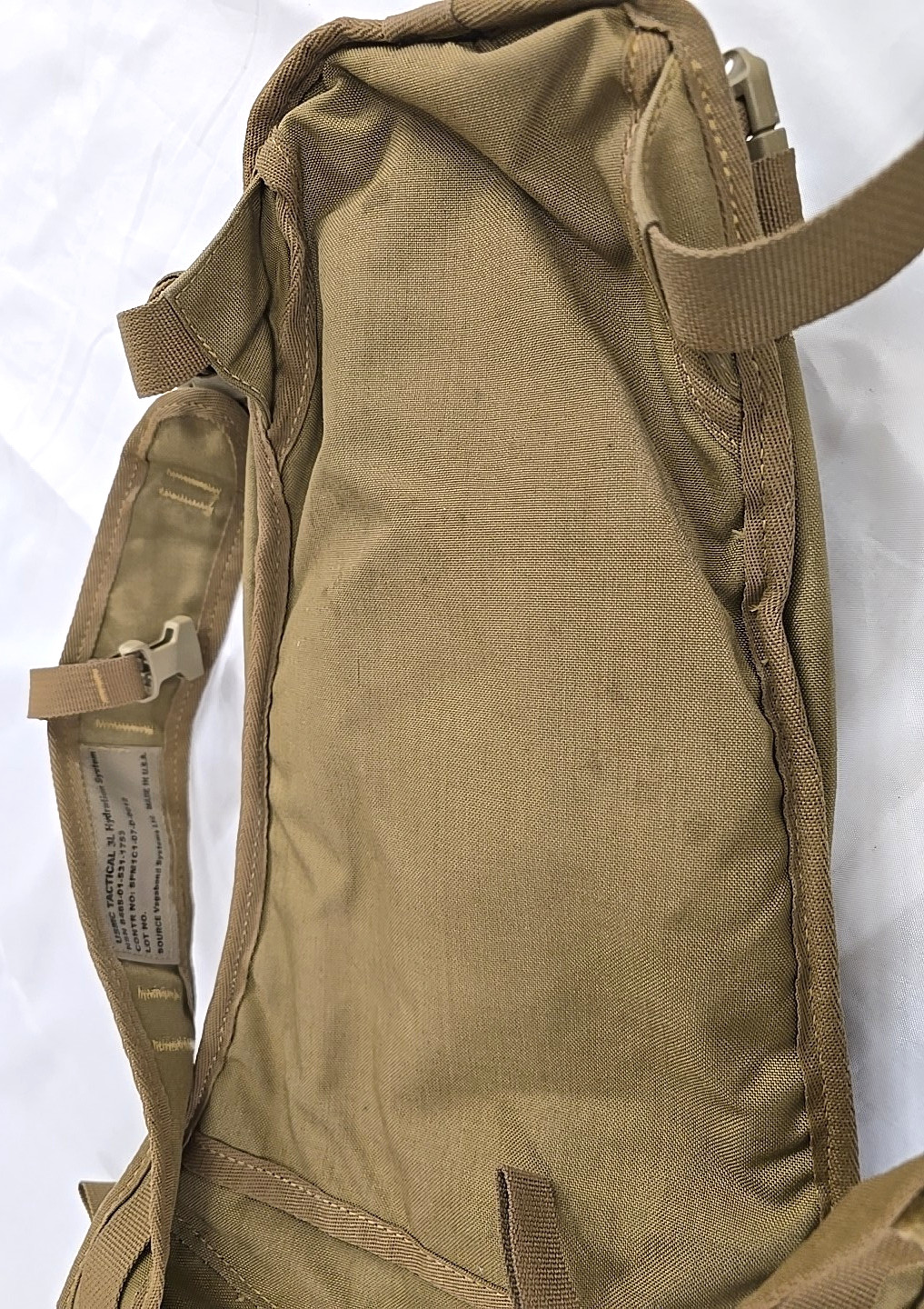 USMC Tactical 3L Hydration Pack Only Coyote cag Sof Devgru Seal