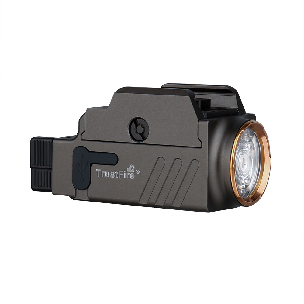 Trustfire GM23 Compact Tactical Handgun USB Rechargeable Light LED Flashlight