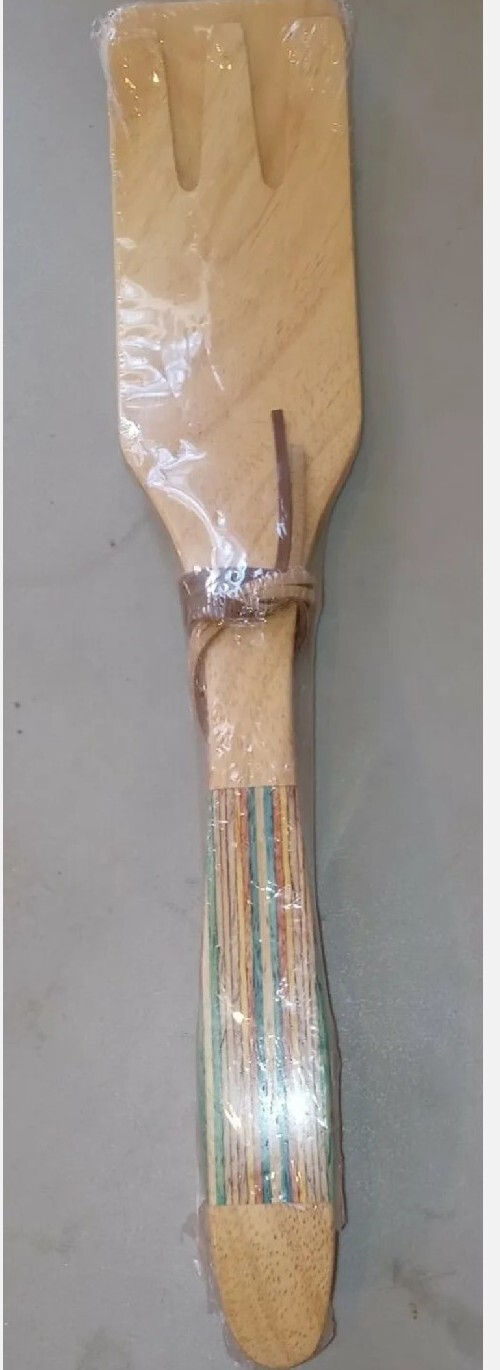 Tuttocasa Salad Server Utensils Fork & Spoon Colored Insets New Sealed
