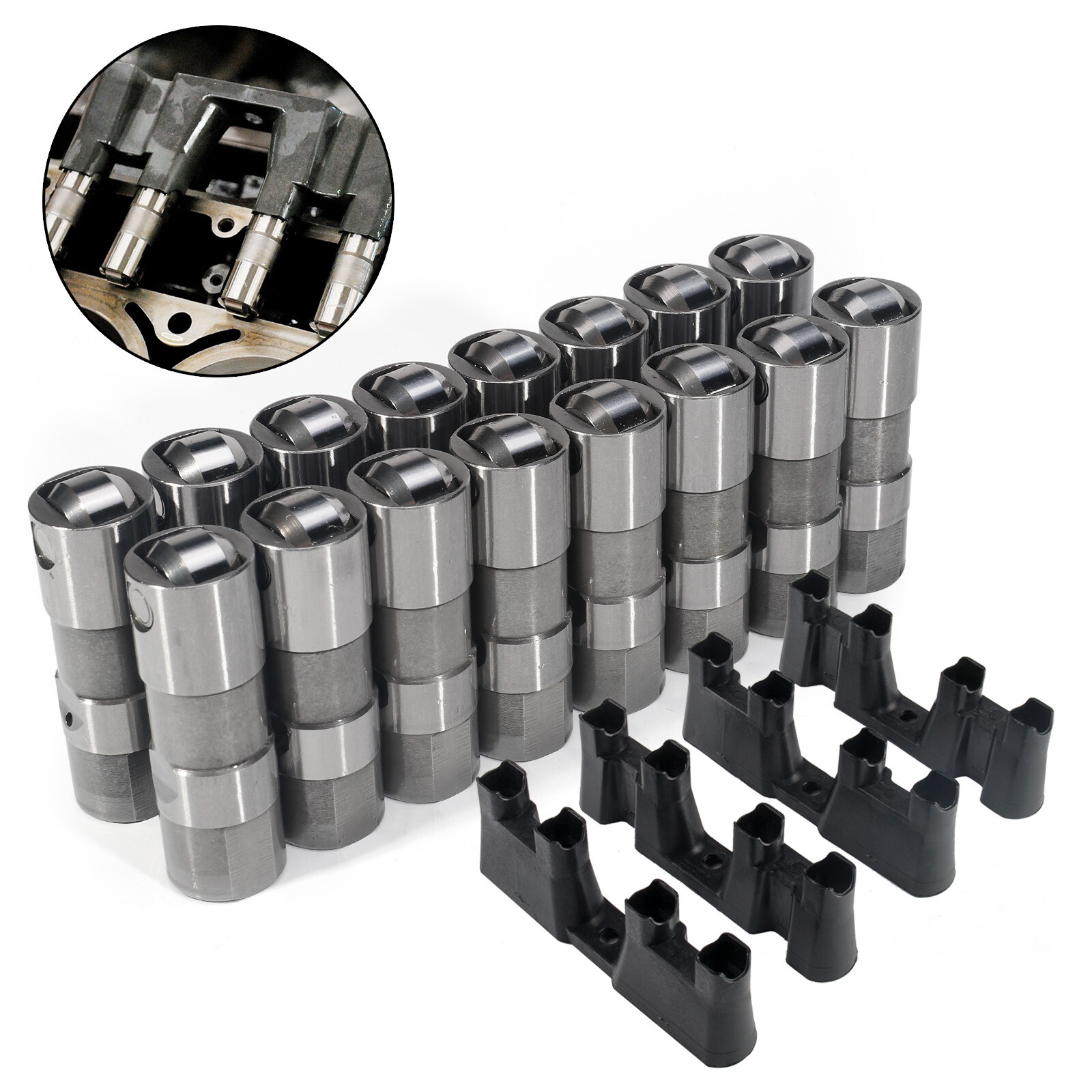 New GM LS7 Lifters & Guide Trays For Chevy GMC LS/LQ 4.8 5.3L 5.7L 6.0L 6.2L