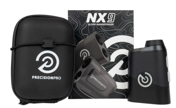 **NEW** ~ Precision Pro NX9 Slope Golf Rangefinder and Case ~ BLACK EDITION
