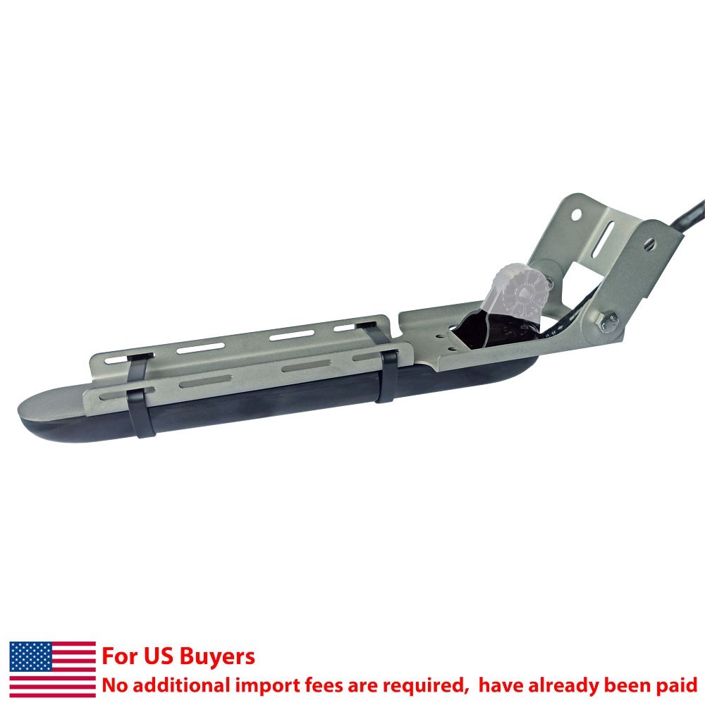 Bracket for installing a Lowrance Tripleshot replacement with a broken mount