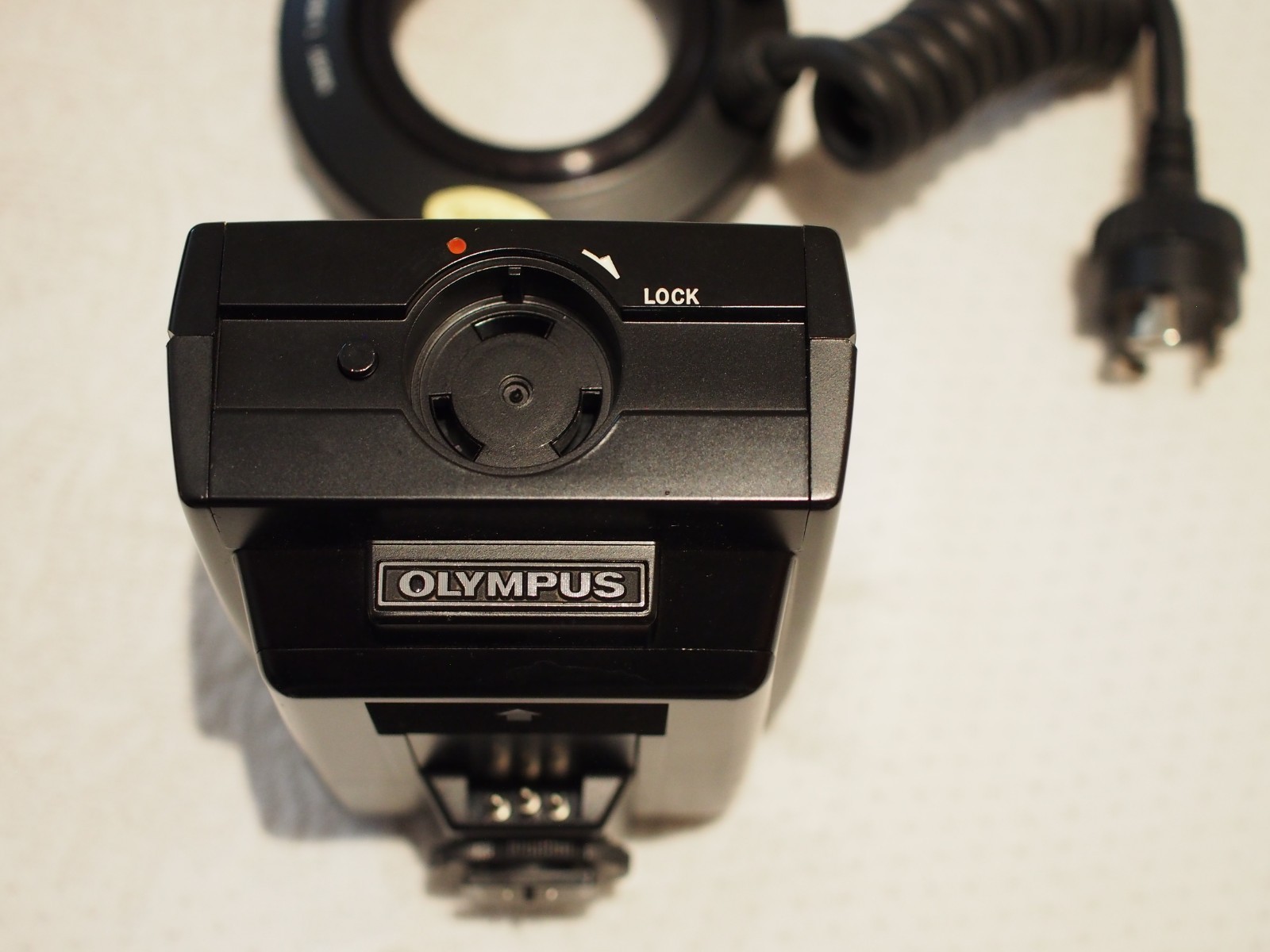 Olympus rare ring flash and power head for OM