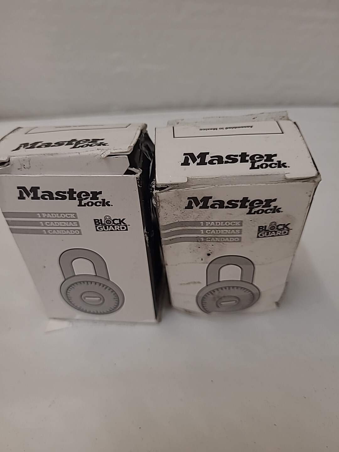 (2) New Master Lock 1224 Locker Padlock Combination Dial V10