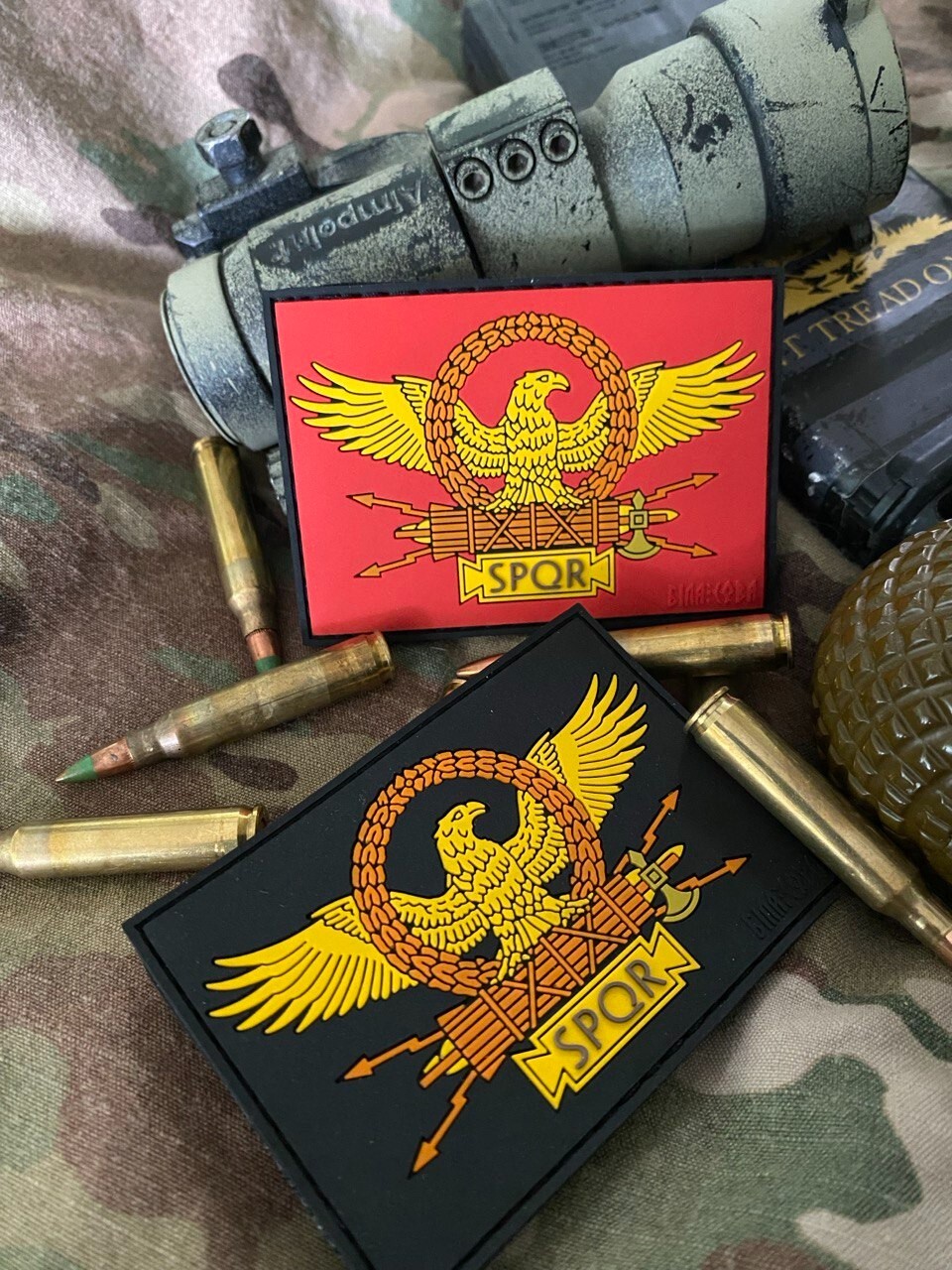 PVC tactical military patch “SPQR”
