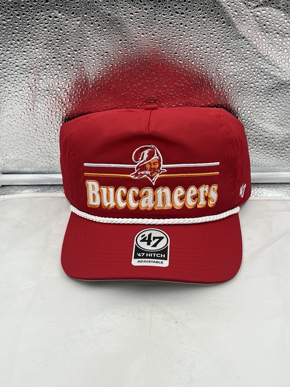 Tampa Bay Buccaneers NFL '47 Throwback Red Hitch Rope Snapback Adjustable Hat