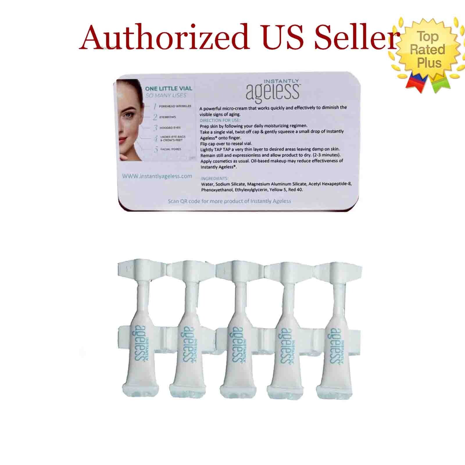Instantly Ageless 5 Vials Facelift in seconds Exp: 01/2027 or Later