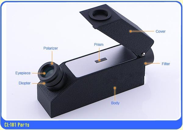 Gemological Gem Refractometer with External Monochromatic Light source Gemstone