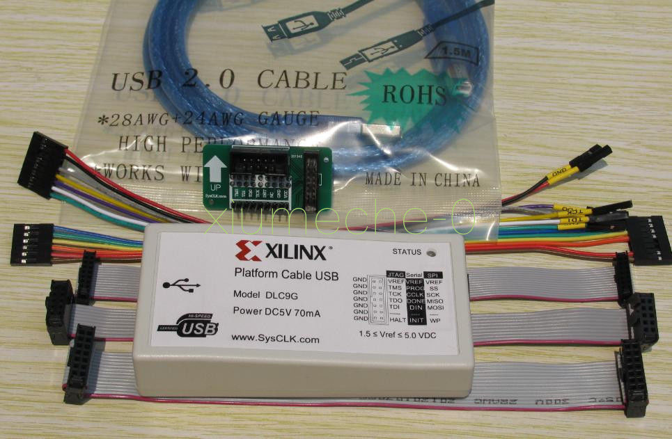 Xilinx Platform USB Download Cable Jtag Programmer FPGA CPLD C-Mod XC2C64A