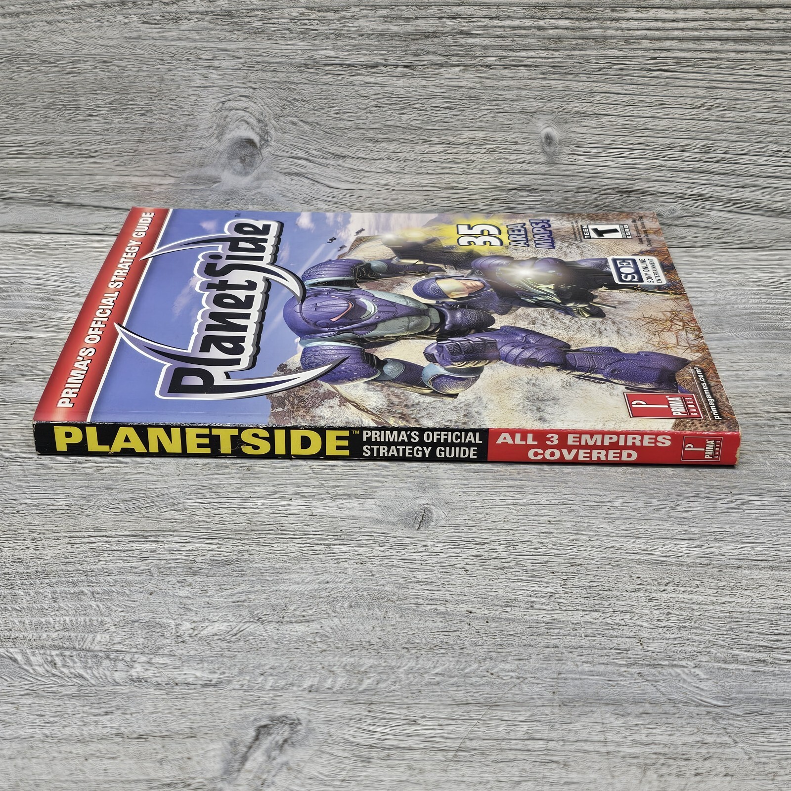 Planetside Prima PC Strategy Guide All 3 Empires Covered 35 Area Maps