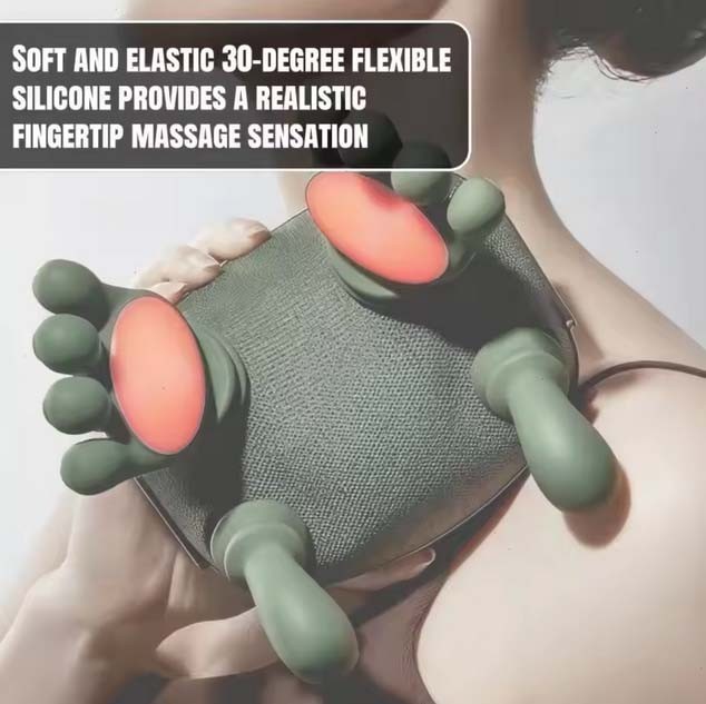 Bionic Neck Shoulder Massager Multifunctional 3-Level Cervical Heating Kneading