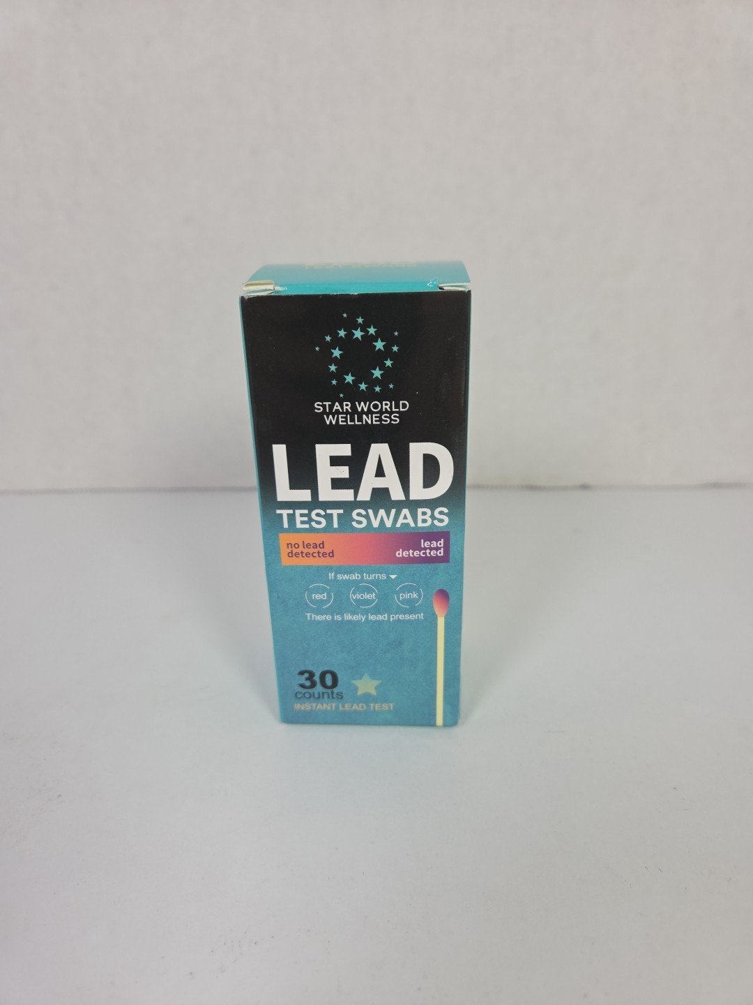 Lead Test Swabs, Lead Test Kit Instant Lead Test, Star World Wellness, 30 Swabs