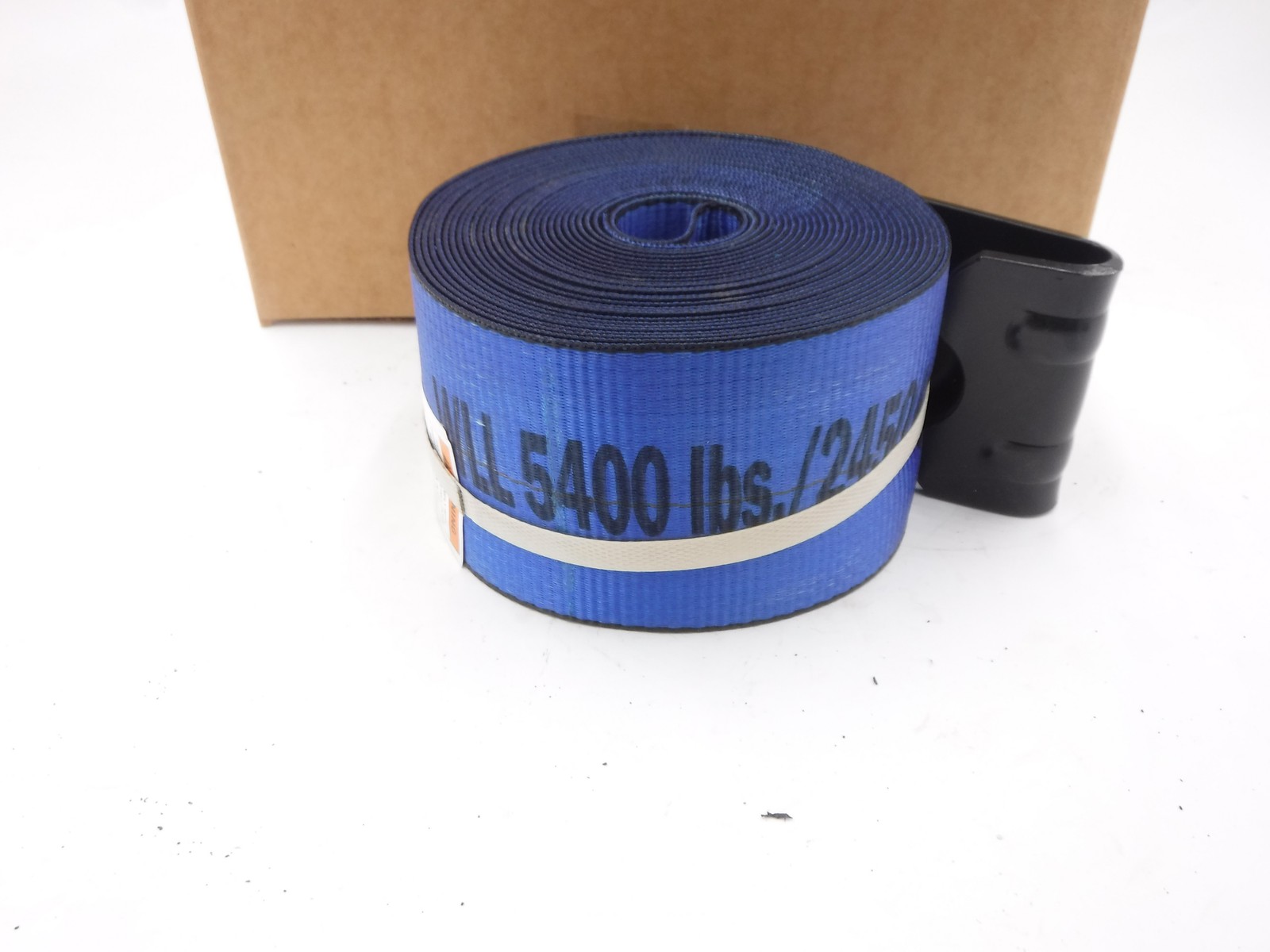 Kinedyne 4" x 30' Winch Strap with Flat Hook - Blue Working Load Limit 5,400 LBS