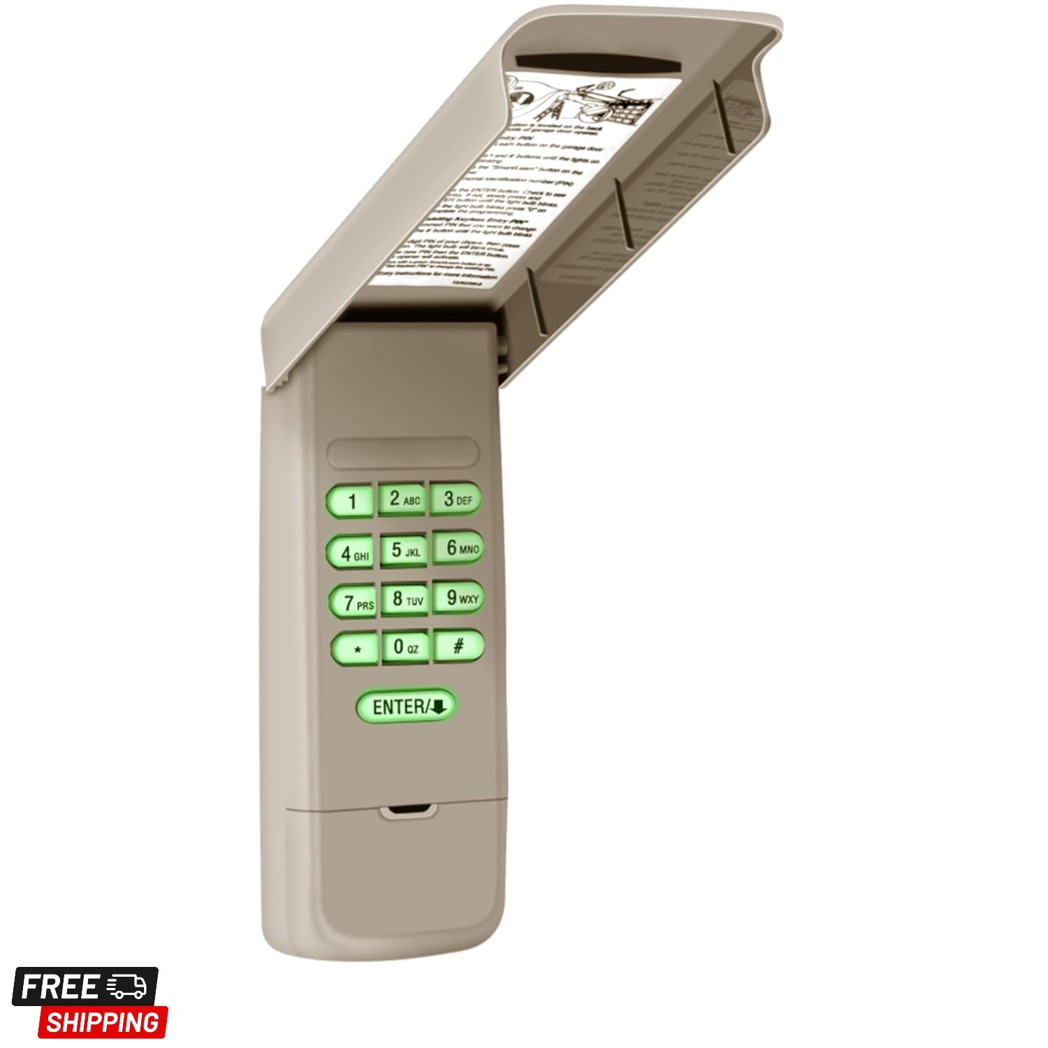 Sears Craftsman Garage Door Opener Keypad CMXZDCG440 Wireless Universal【3  W