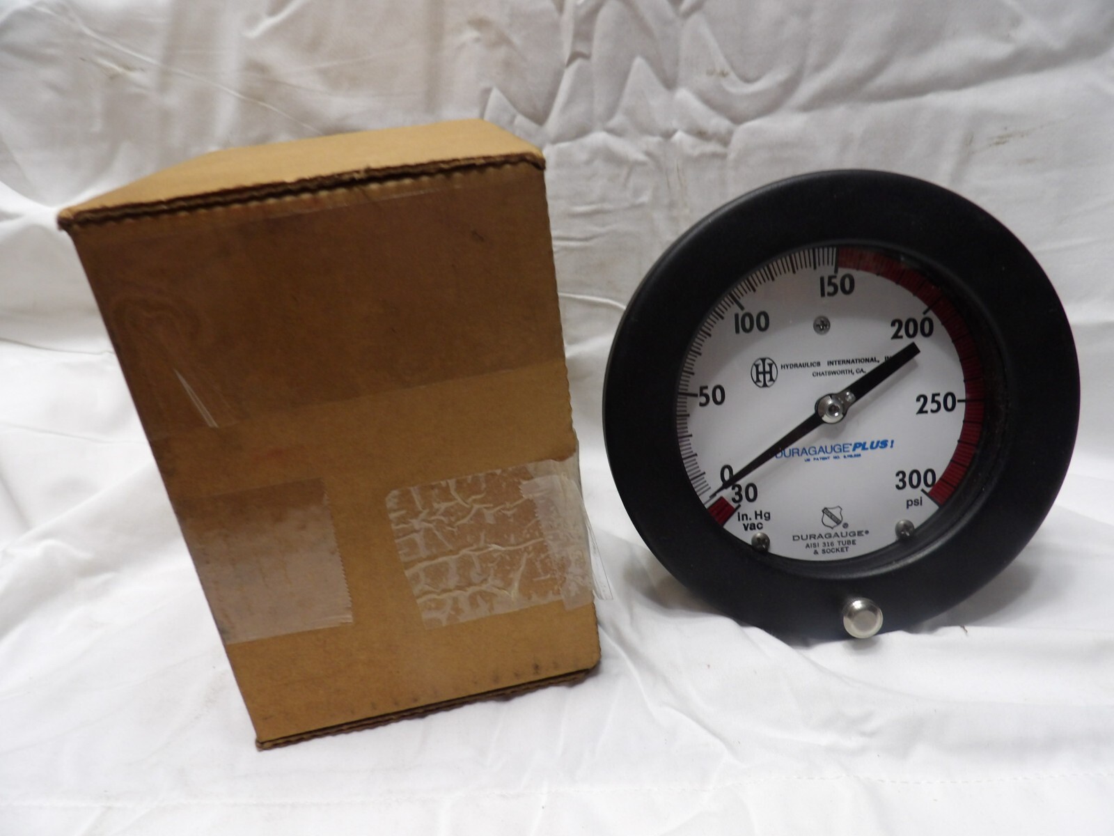 Ashcroft Duragauge Plus 0 - 300 PSI Hydraulic Gauge #83001-206
