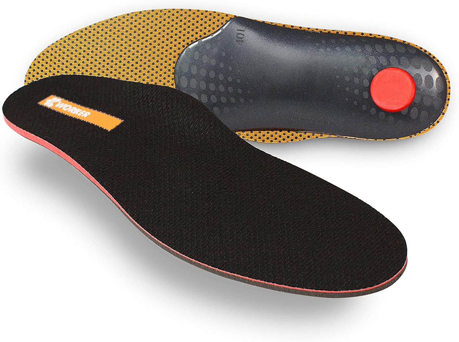 pedag Worker Heavy Boot Insoles, Made in Germany, Men US 13 / EU 46