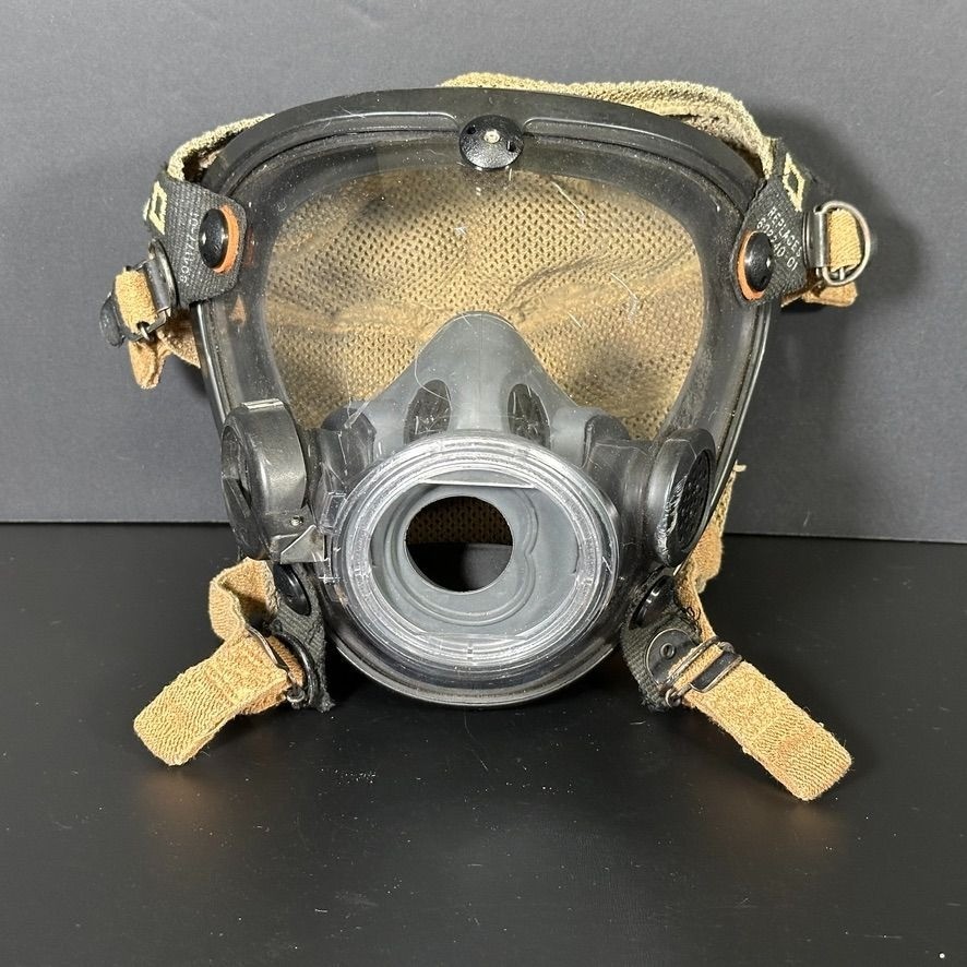 Lot of 2 Scott AV-2000 Firefighter Full Facepiece Respirator SCBA Mask Large