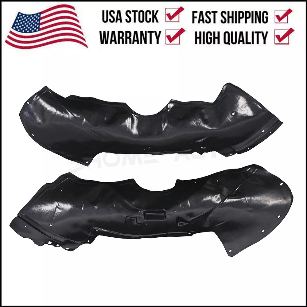 For Chevrolet GMC Silverado Sierra 2500 HD 3500 01-07 Front Pair Fender Liner