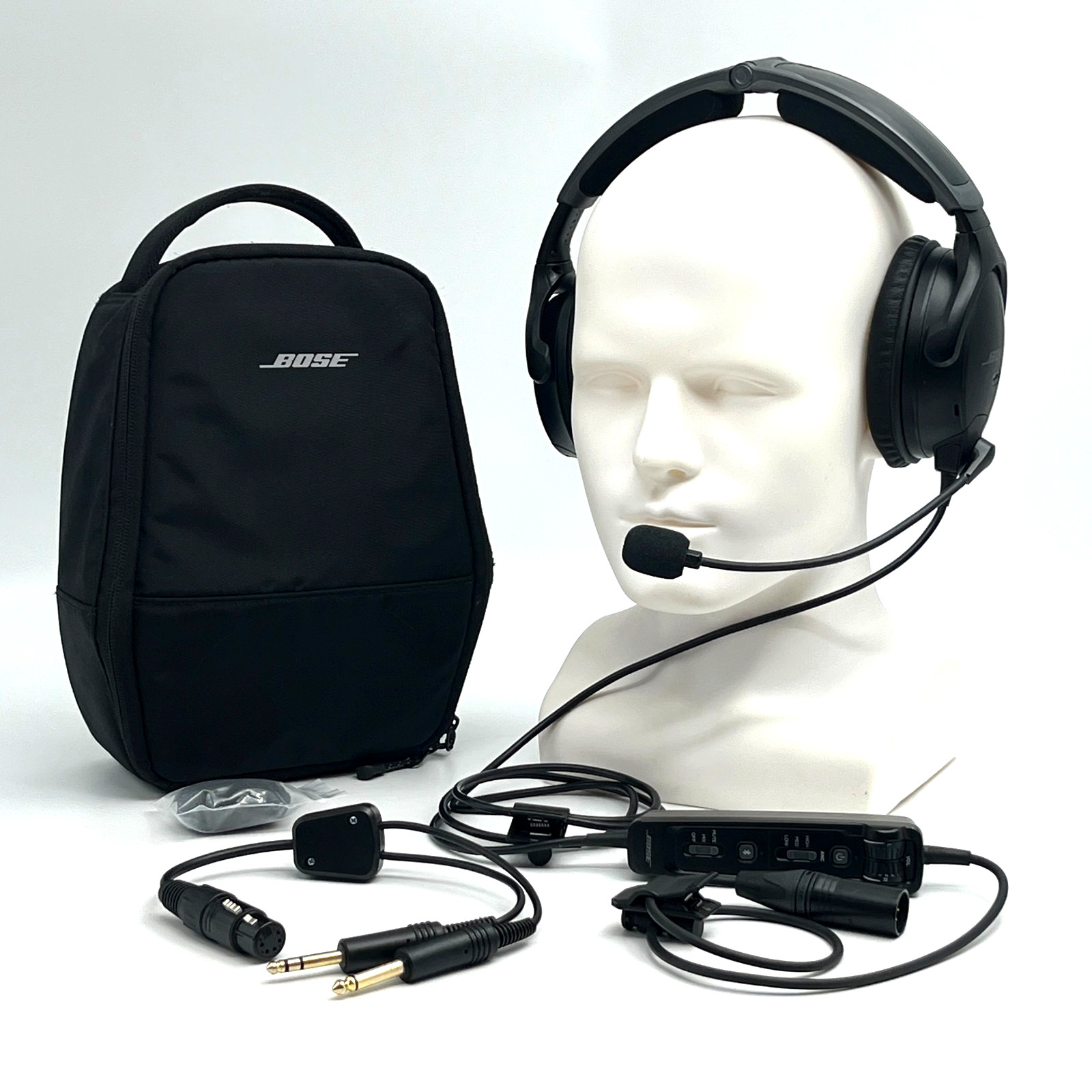 Excellent Bose A30 Bluetooth Headset 5-Pin and Dual GA Adapter + Case BUNDLE