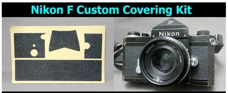 Camera Replacement Skin Leather w/VIDEO instruction【Nikon F】From Japan