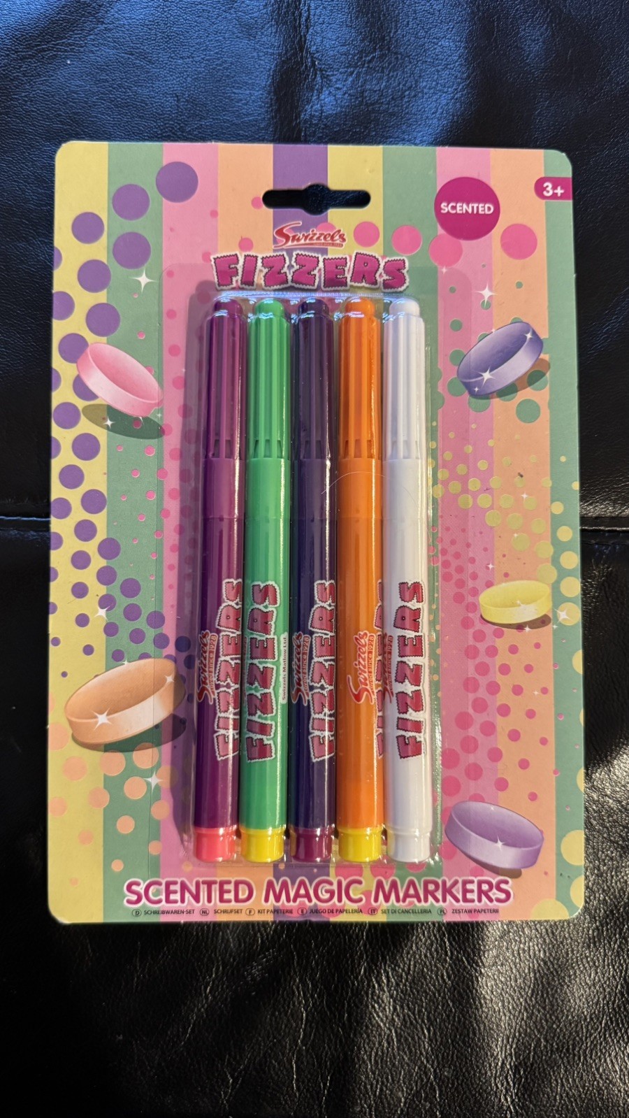 Swizzels Fizzers Scented Magic Markers 4 With Colour Change Pen
