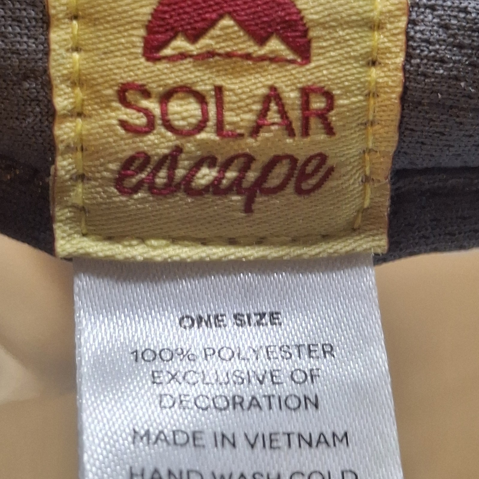Beige Solar Escape Bcket Hat One Size