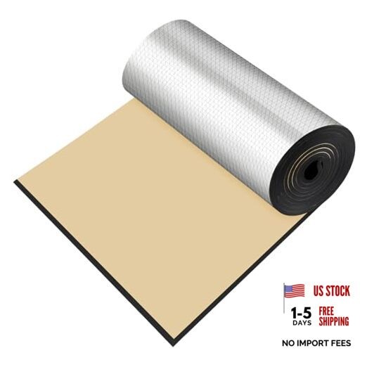 Heat Sound Deadening Insulation Mat 394 Mil Sound Deadening Mat 39 x 39 Inch