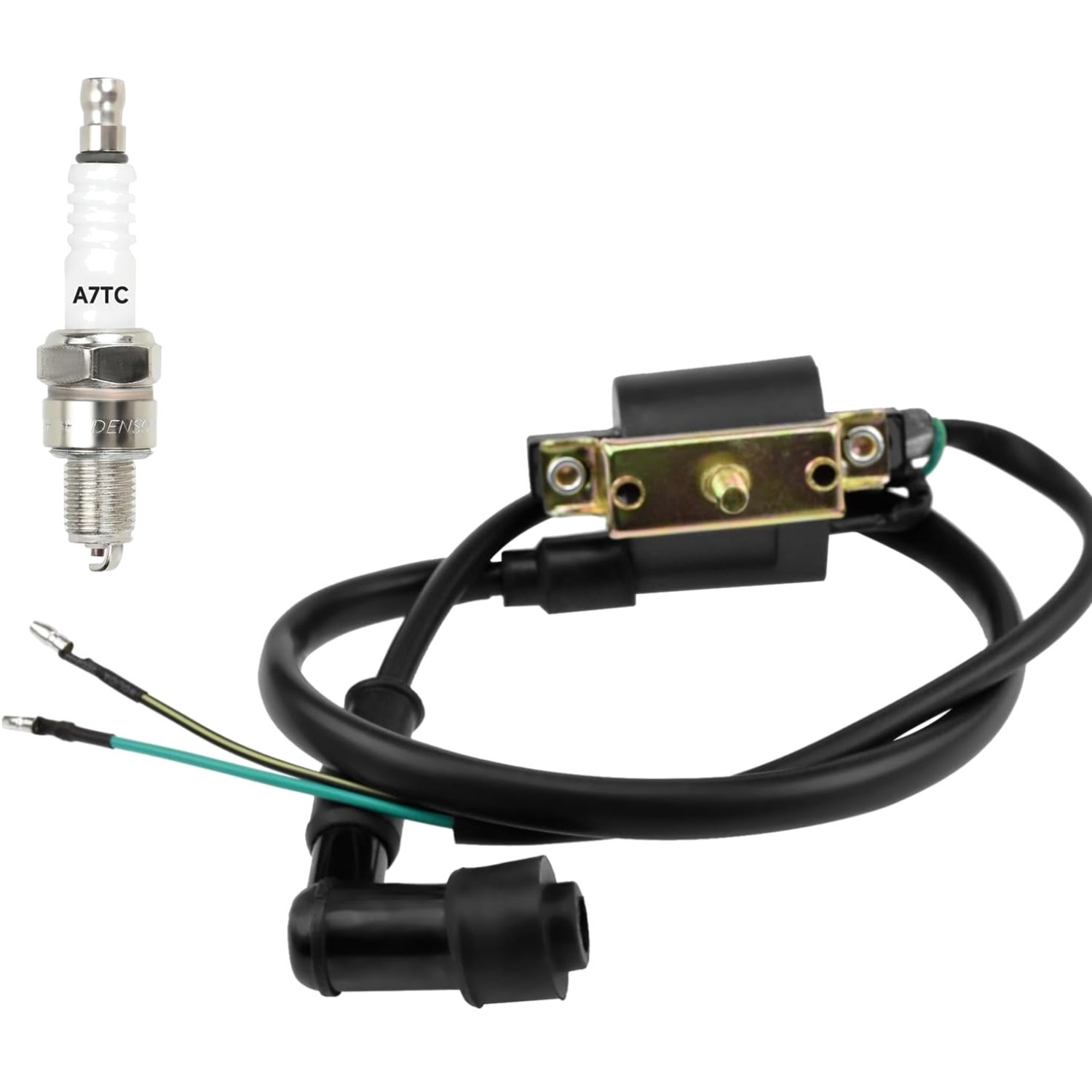 Ignition Coil and A7TC Spark Plug for Coolster 125cc 110cc 90cc 70cc 50cc Tao...