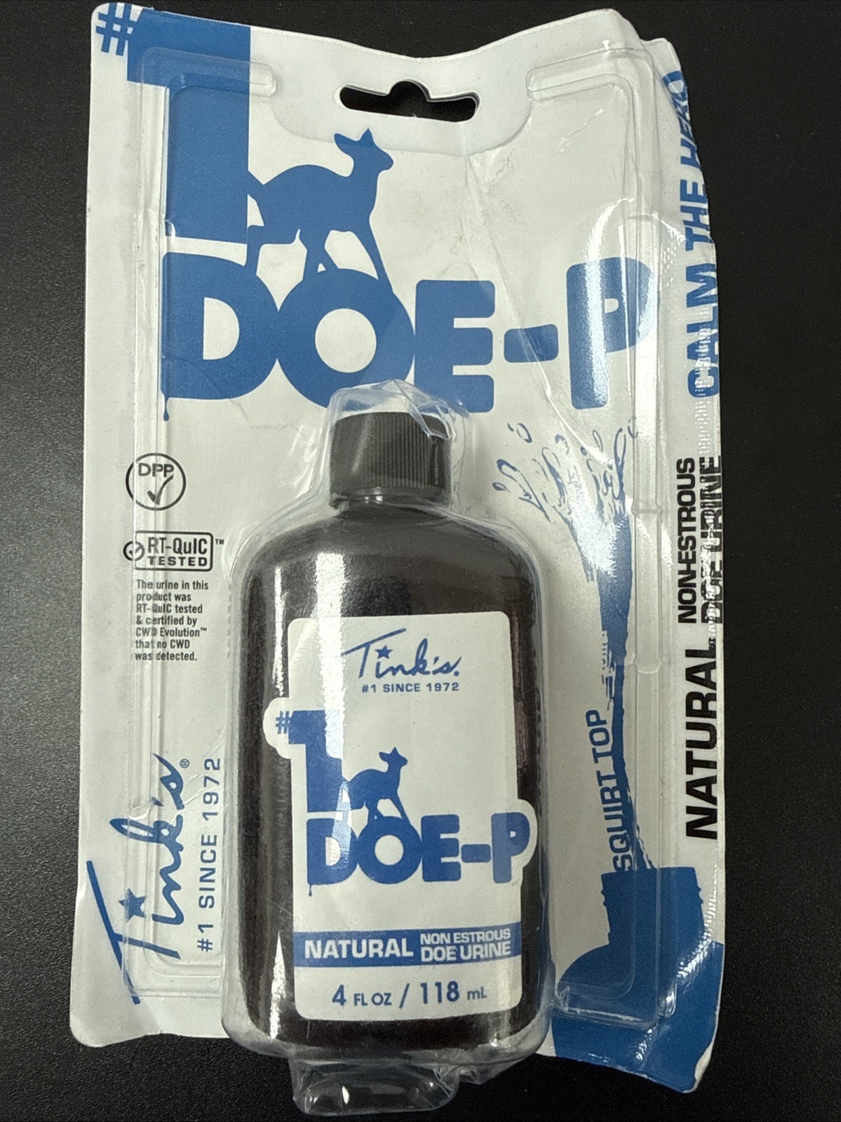 Tink's Doe-P 4oz  Natural Non-Estrous Doe Urine W6216WM
