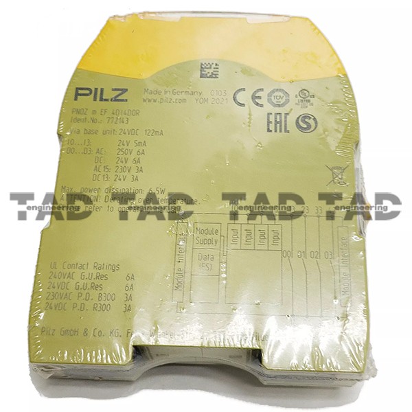 New In Box PILZ 772143 PNOZ m EF 4DI4DOR Module Safety Relay Fast delivery