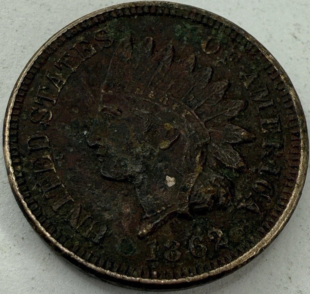 1862 Indian Head Cents Exact Coin Imaged #IND1454