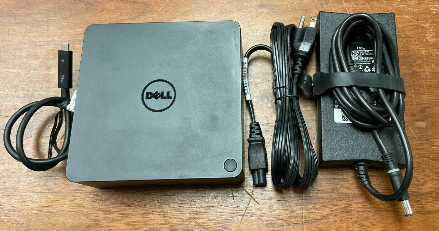 Dell K16A K16A001 Thunderbolt Docking Station USB-C 130W Adapter