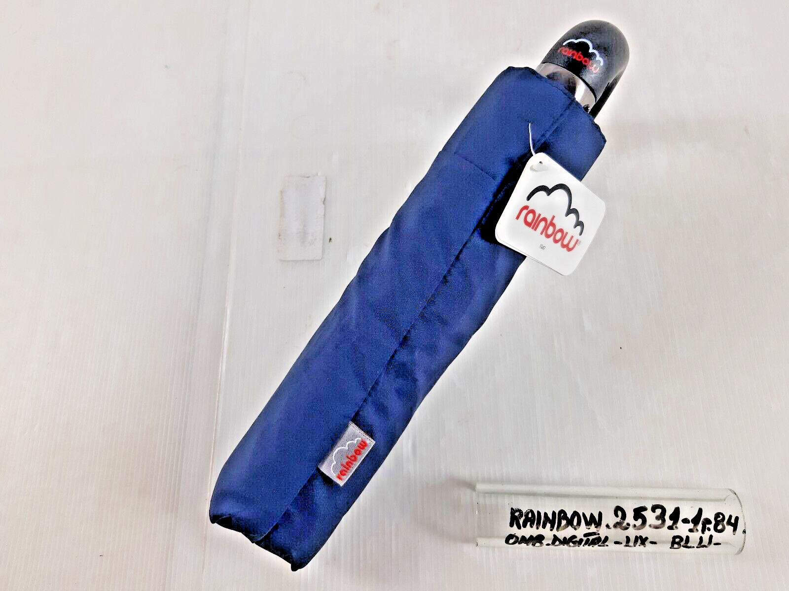 Unisex Mini Umbrella - Automatic - 8 Studs - Blue - 25311 - Rainbow