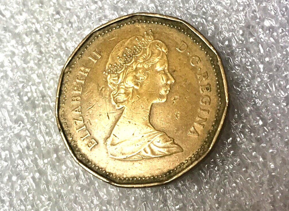 Canada 1 Dollar Coin 1987 Queen Elizabeth II Rare