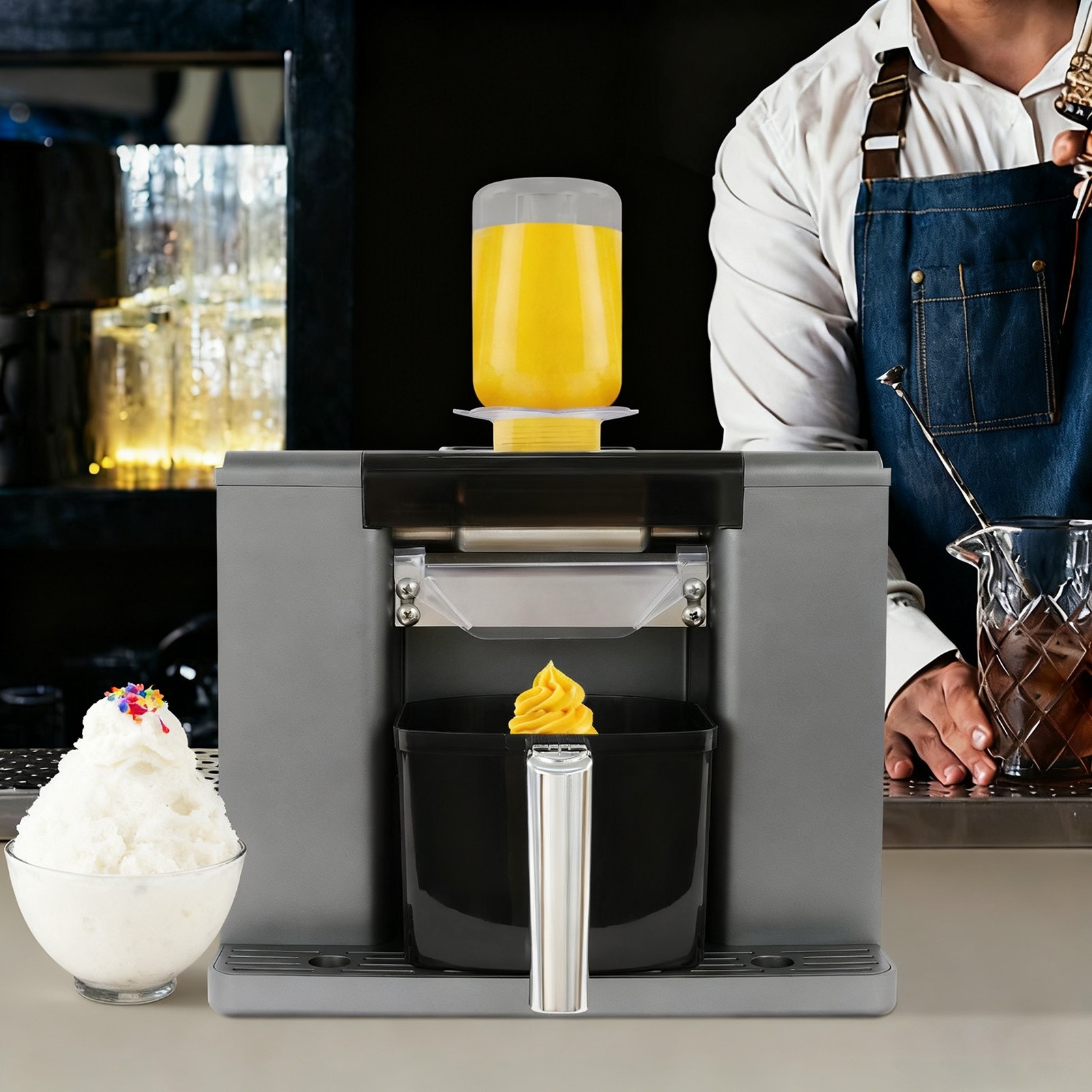 Home Ice Making Machine, Shaved Ice Machine, Automatic Shaved Ice Making Machine