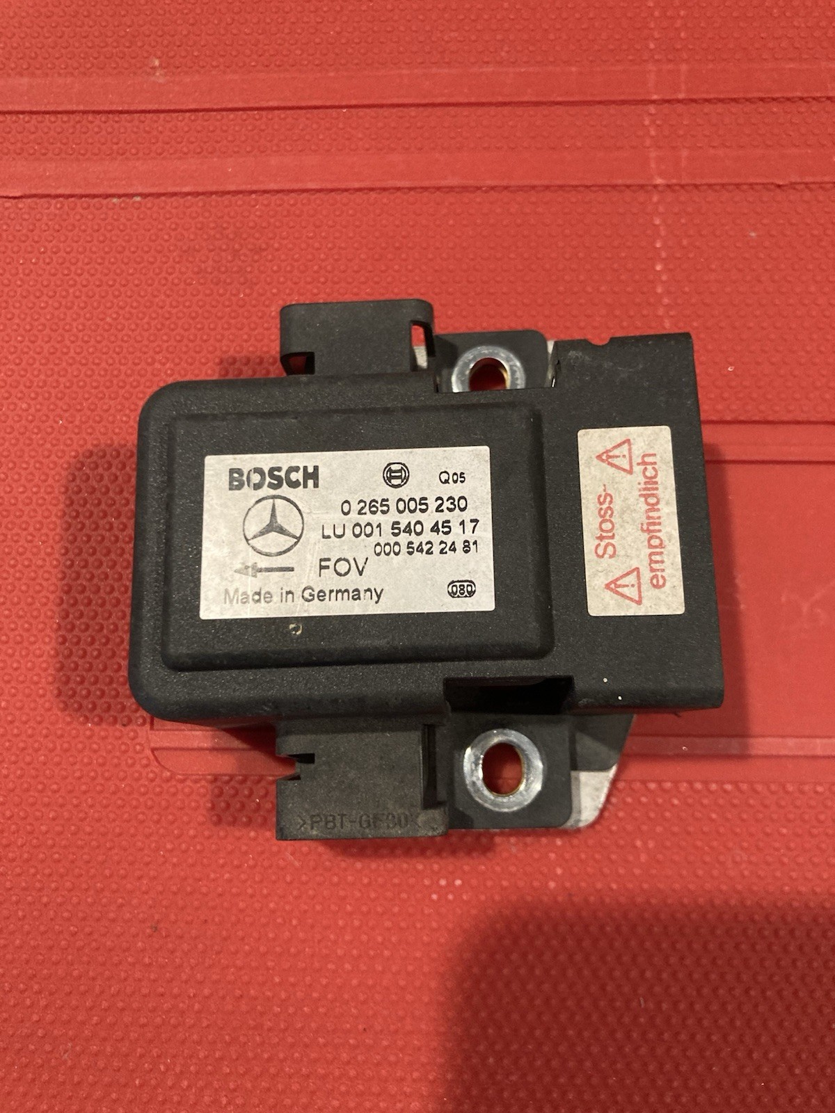 00-06 Mercedes Turn Rate Sensor OEM 0265005230 Fits CLK, CL, E, G, S, SL Models