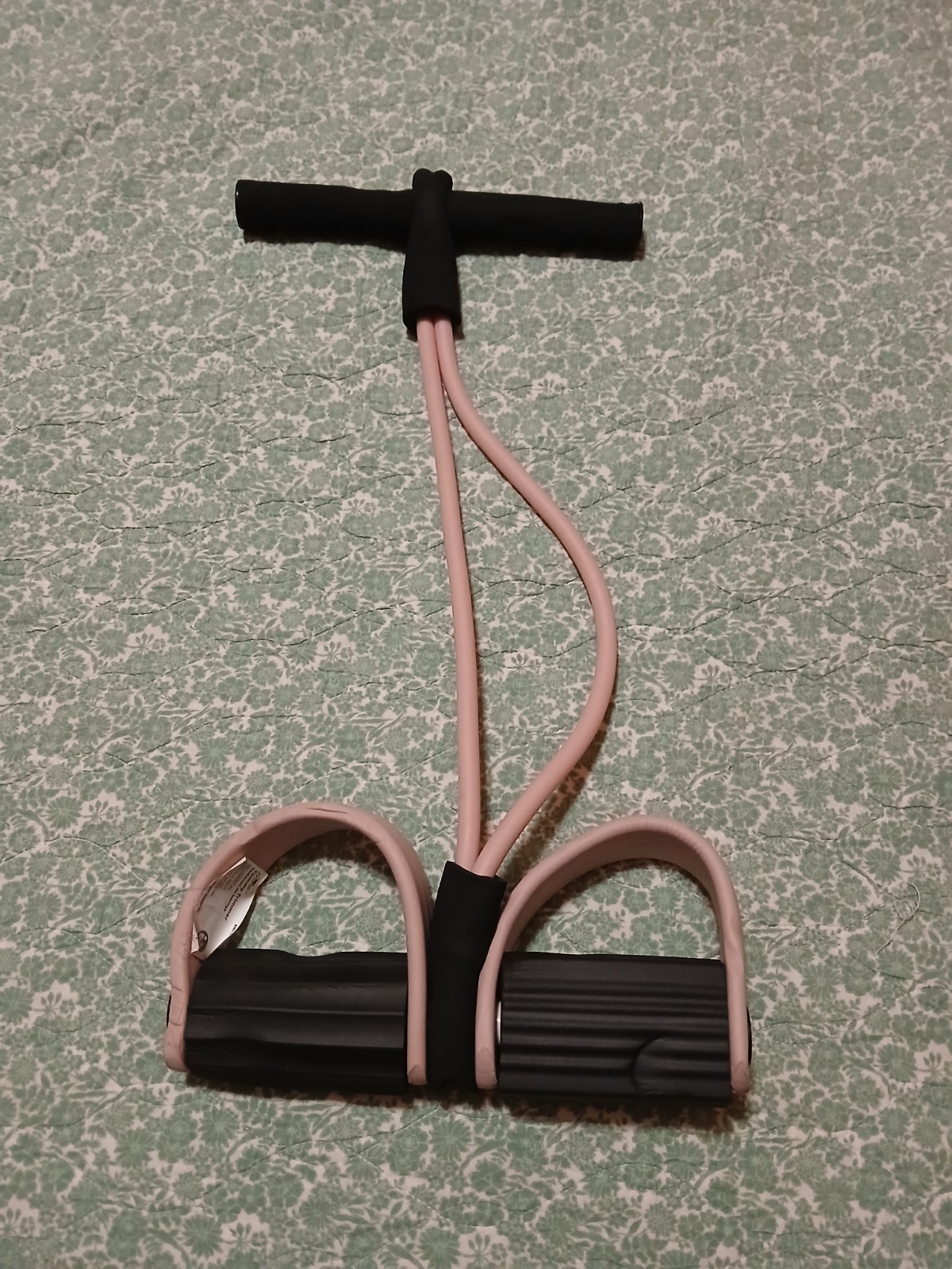 Sit Up Pull Rope Spring Tension Foot Pedal Abdomen Leg Exerciser Tummy Trimmer