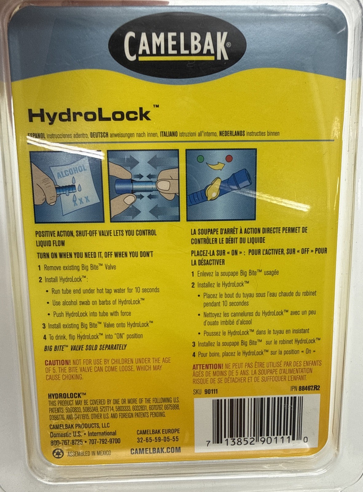 CamelBak HydroLock Shut-Off Valve Hydration System Accessory New-FREE SHIPPING