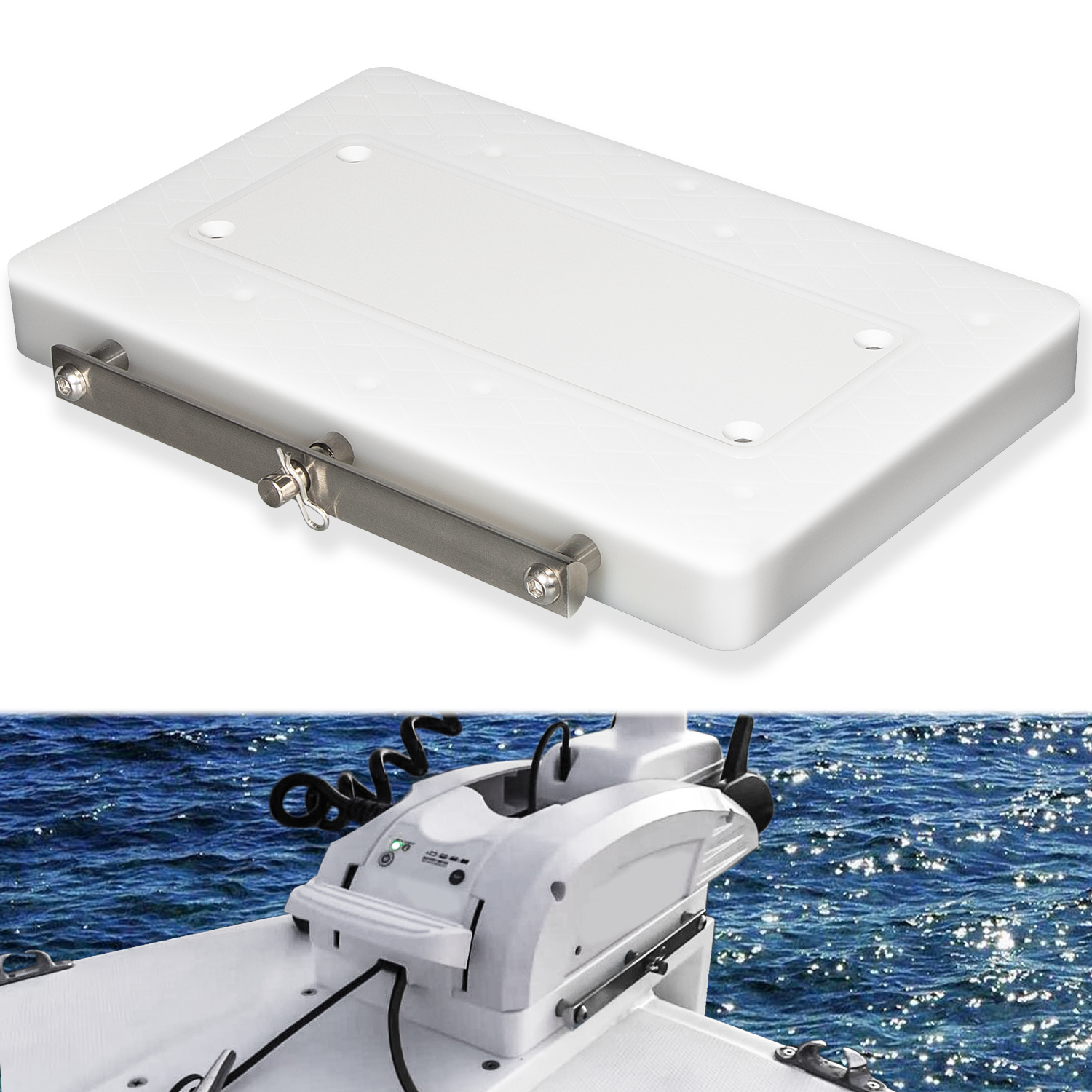 1854054 RTA-54 for Riptide Trolling Motor Composite Quick Release Bracket Mount