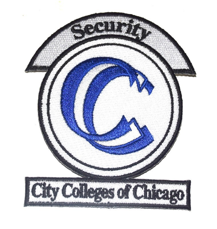 CITY COLLEGES OF CHICAGO – SECURITY - ILLINOIS SCHOOL CAMPUS Police Patch 3.75'