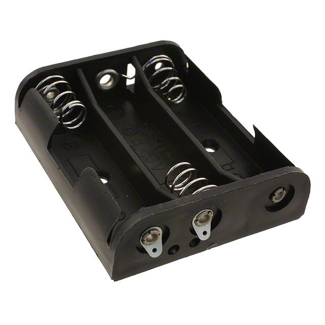 Lot of Six (6), Battery Holder, 3-AA Cells with Solder Lugs, (BC3AAL-ND)