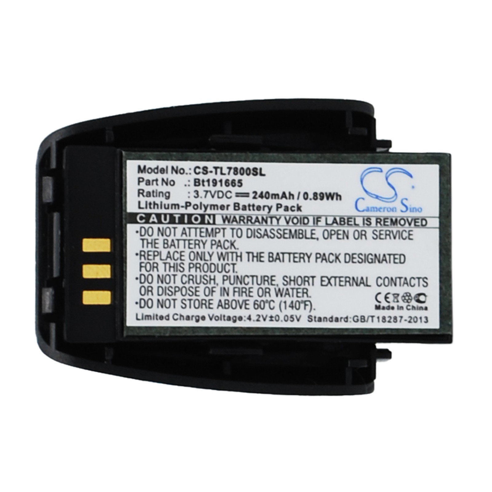 Headset Battery for Plantronics BT191665 TL7800 TL7810 TL7812 TL7910 TL7912 AT&T