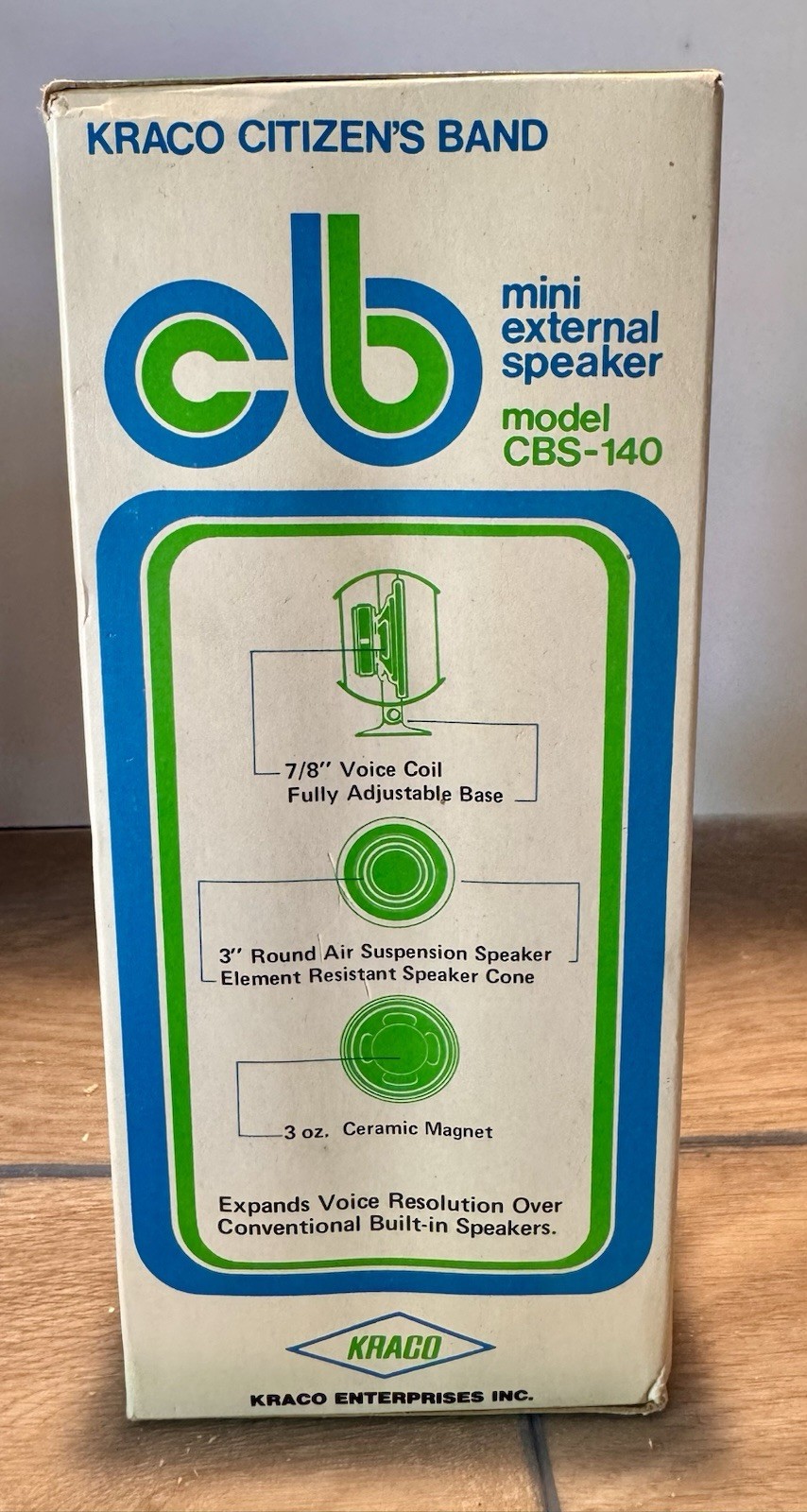 Mini External Communications Speaker Compatible with CB, Ham GMRS Radios