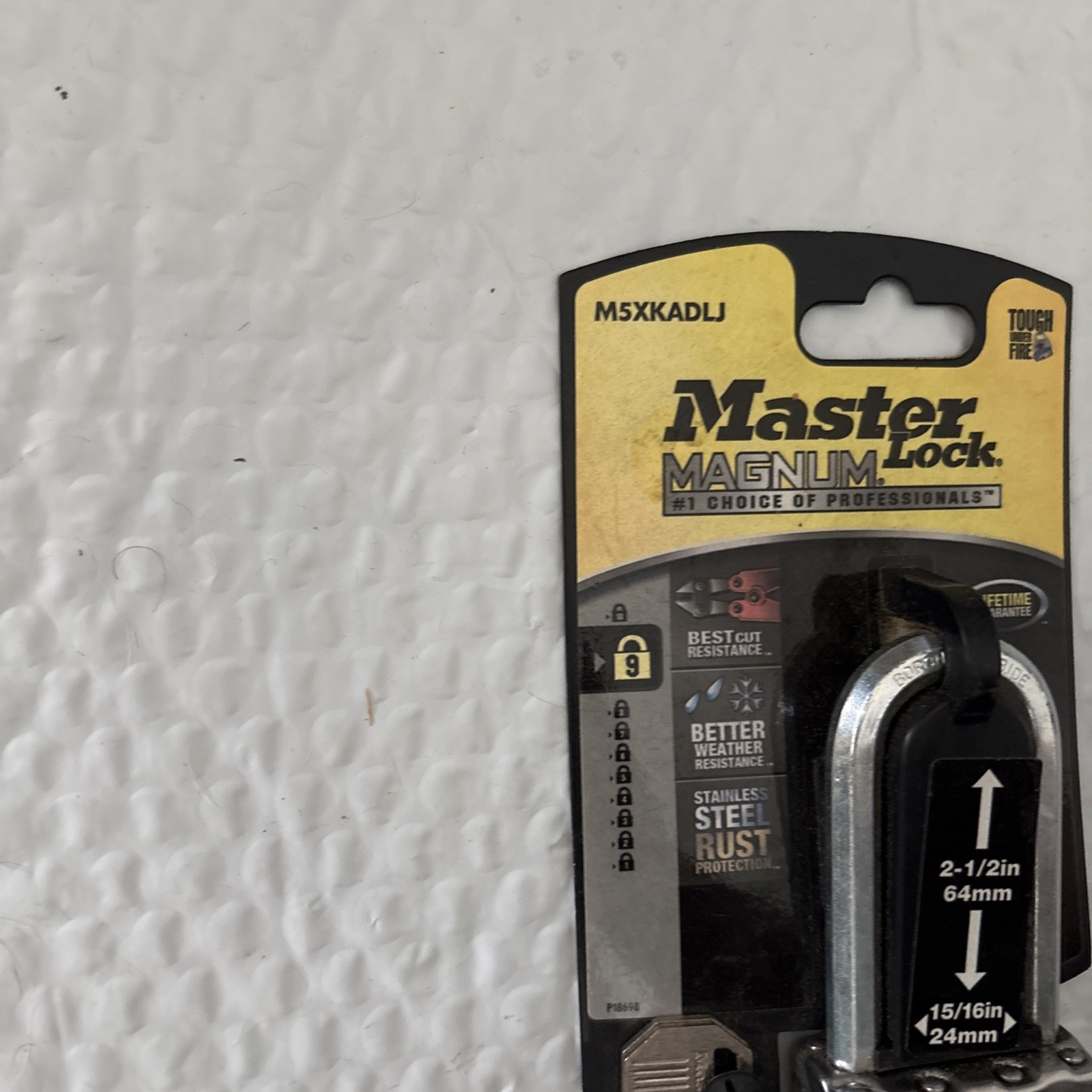 Master Lock Magnum M5xkadlj 2-1/2” Shackle
