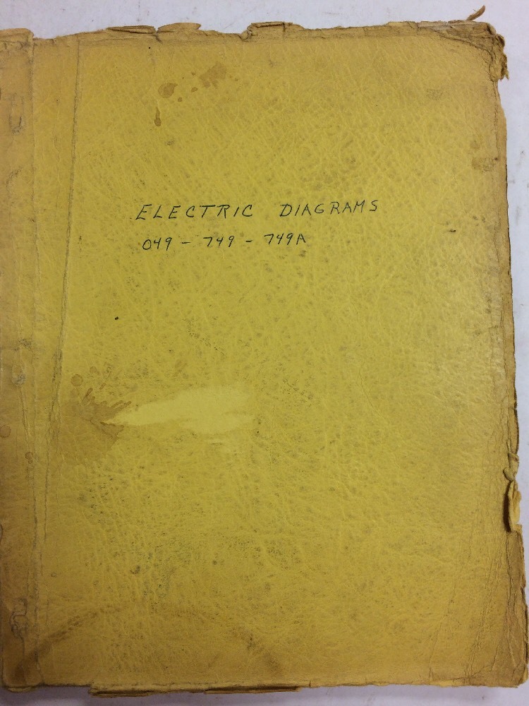 1955 TWA Trans World Airline Lockheed Models 049-749 & 759A ElecTric Diagrams