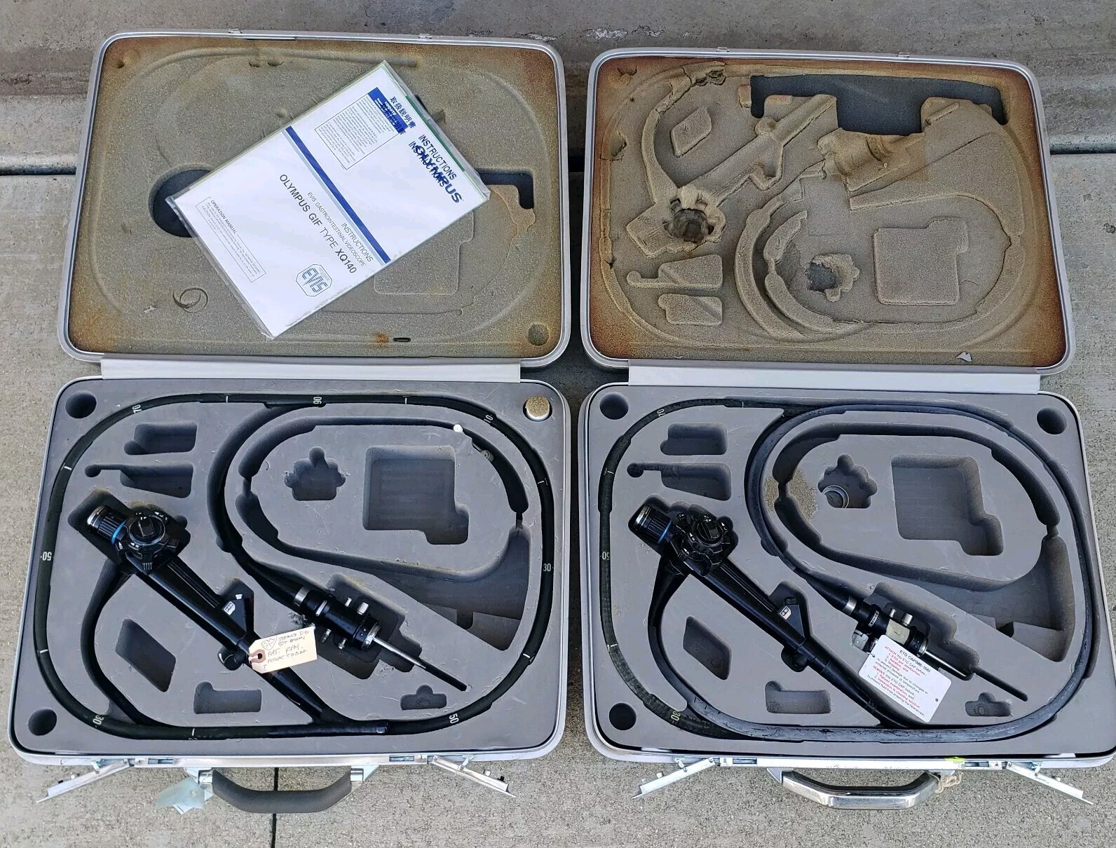 *Lot of 2* Olympus CF-1T10L/CF-10L Fiber Colonoscope Endoscopy *PARTS/REPAIR*