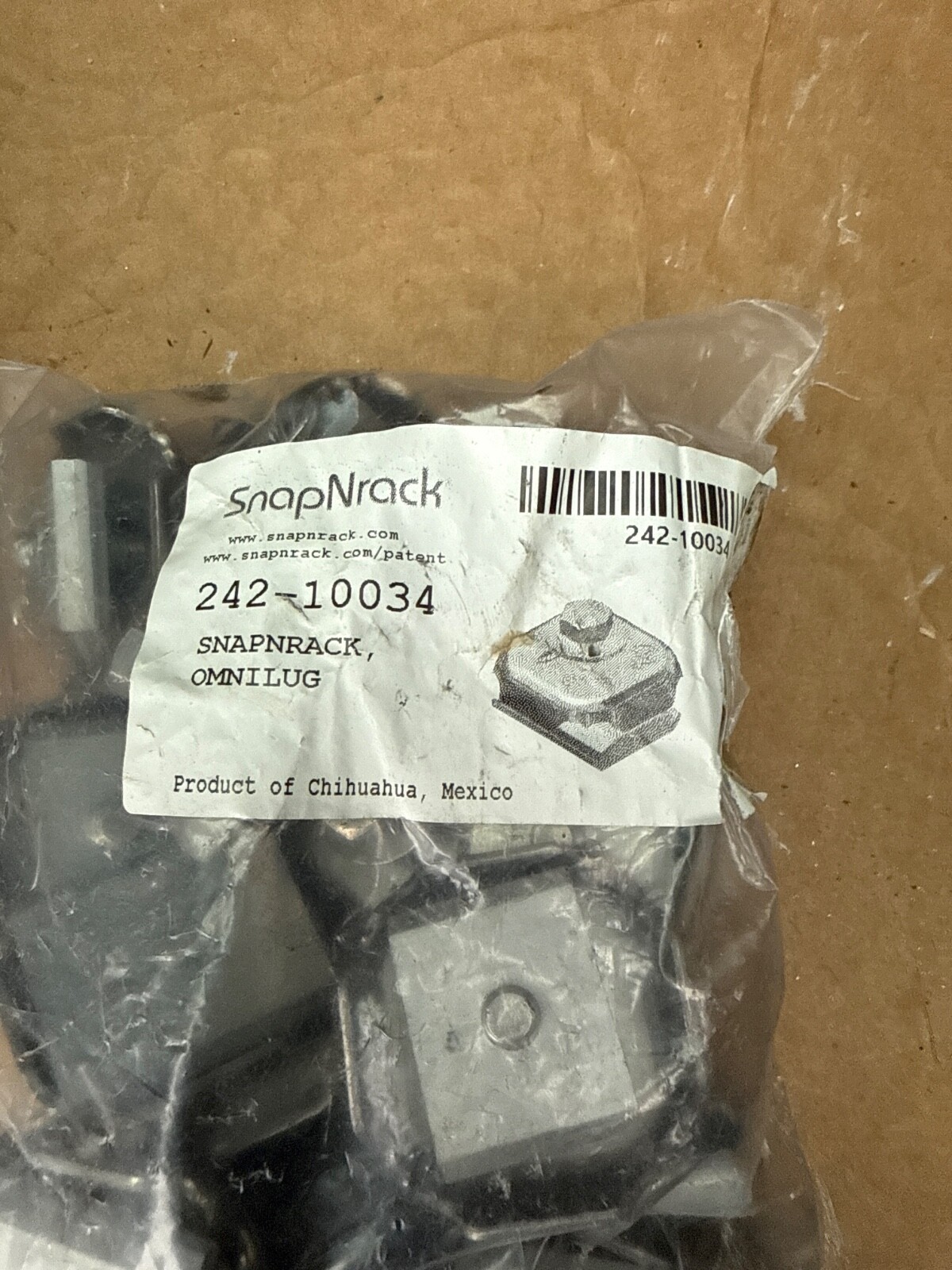 242-10034 Omnilug Ground Lug & MLPE Snapnrack Solar Panel Qty 20 Pcs.